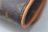 Authentic Louis Vuitton Monogram Pochette Twin GM Shoulder Bag M51852 LV 7814E