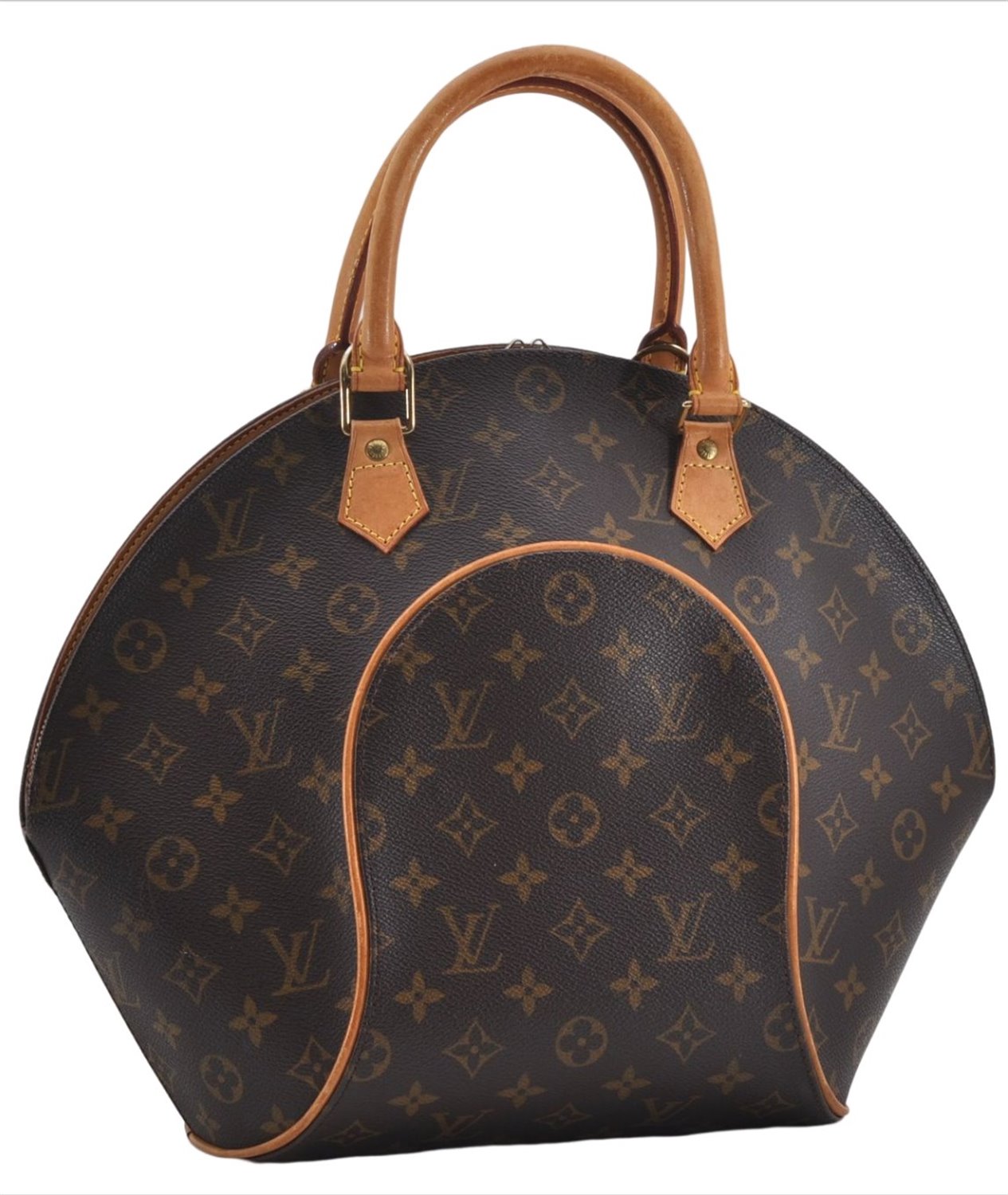 Authentic Louis Vuitton Monogram Ellipse MM Hand Bag M51126 LV 7816E