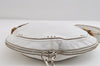 Authentic Chloe Vintage Paddington Leather Shoulder Cross Body Bag White 7817I