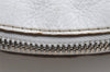 Authentic Chloe Vintage Paddington Leather Shoulder Cross Body Bag White 7817I