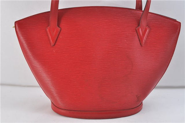 Auth LOUIS VUITTON Epi Saint Jacques Shopping Shoulder Bag Red M52267 LV 7818C