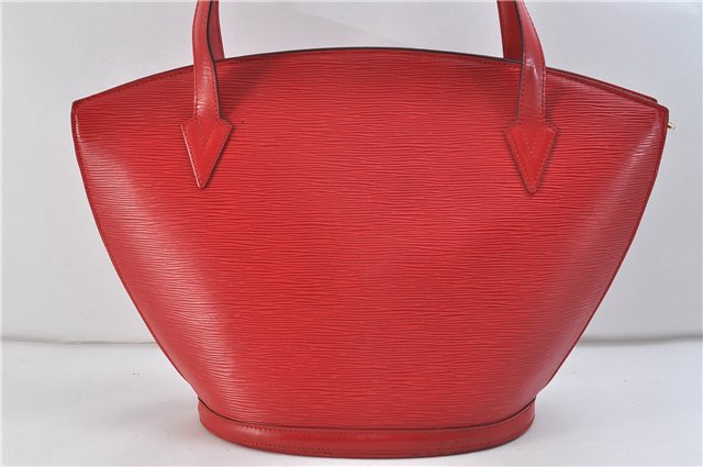 Auth LOUIS VUITTON Epi Saint Jacques Shopping Shoulder Bag Red M52267 LV 7818C