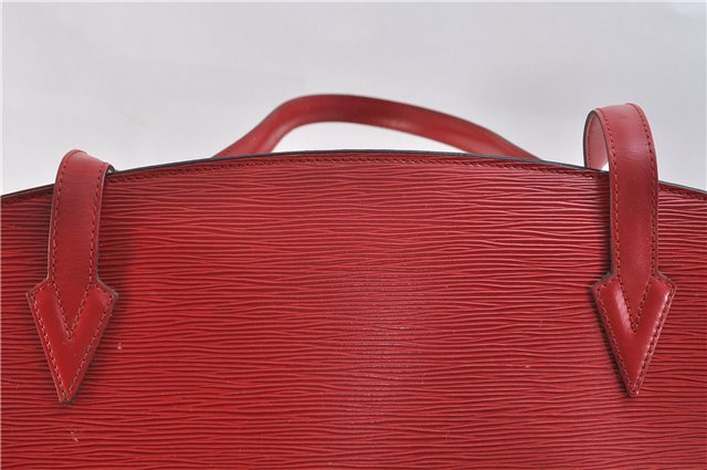 Auth LOUIS VUITTON Epi Saint Jacques Shopping Shoulder Bag Red M52267 LV 7818C