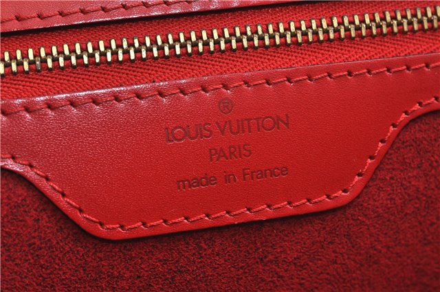 Auth LOUIS VUITTON Epi Saint Jacques Shopping Shoulder Bag Red M52267 LV 7818C