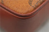 Authentic MCM Visetos Leather Vintage Shoulder Cross Body Bag Brown 7818D