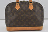 Authentic Louis Vuitton Monogram Alma Hand Bag Purse M51130 LV 7818I