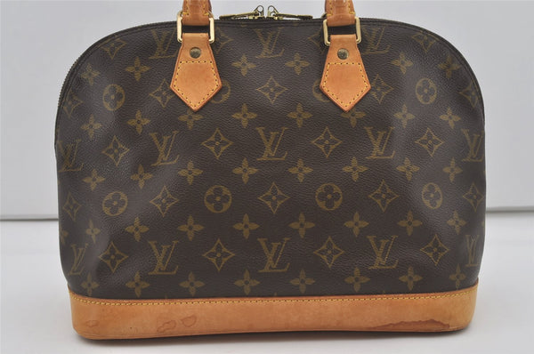 Authentic Louis Vuitton Monogram Alma Hand Bag Purse M51130 LV 7818I