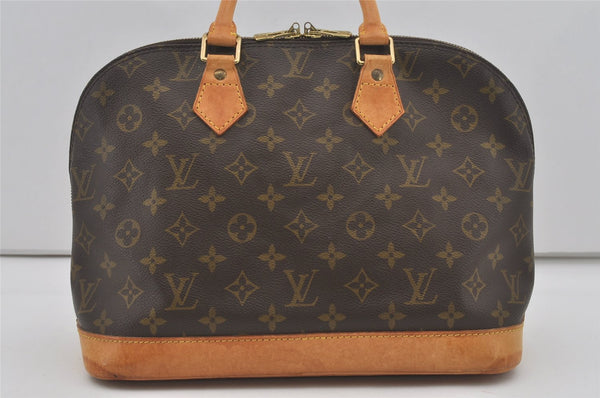Authentic Louis Vuitton Monogram Alma Hand Bag Purse M51130 LV 7818I
