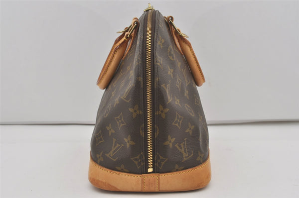 Authentic Louis Vuitton Monogram Alma Hand Bag Purse M51130 LV 7818I