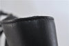 Authentic FENDI 3JOURS Leather Shoulder Tote Bag Black Silver 7819C