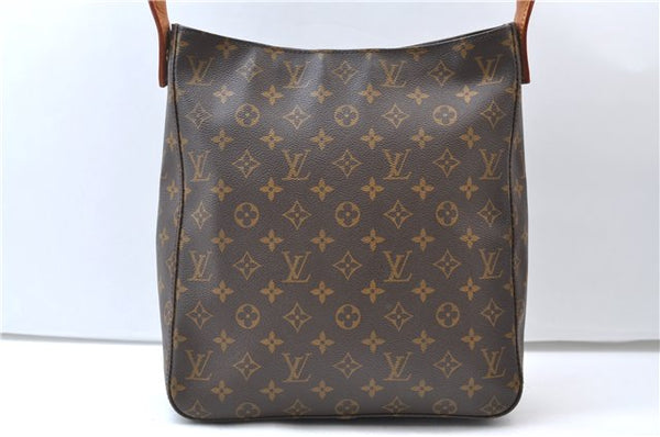 Authentic Louis Vuitton Monogram Looping GM Shoulder Bag M51145 LV 7819E