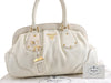 Authentic PRADA VIT DAINO Leather Nappa Shoulder Hand Bag BN1529 White 7819F