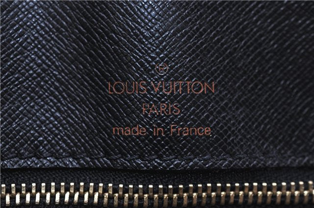 Auth Louis Vuitton Epi Porte Documents Voyage Briefcase Black M59162 LV 7820C