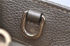 Authentic GUCCI Bamboo Shopper Medium 2Way Hand Bag Leather Metallic Beige 7821F