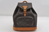 Authentic Louis Vuitton Monogram Montsouris PM Backpack M51137 LV 7821I