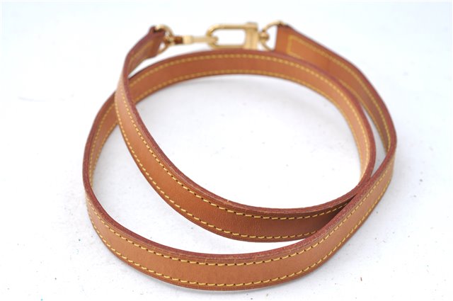 Authentic Louis Vuitton Leather Shoulder Strap Beige 39