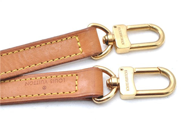 Authentic Louis Vuitton Leather Shoulder Strap Beige 39" LV 7823B