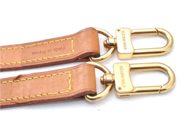 Authentic Louis Vuitton Leather Shoulder Strap Beige 39