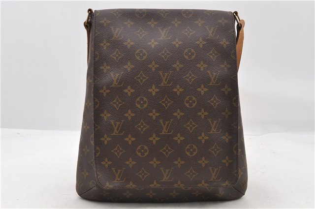 Authentic LOUIS VUITTON Monogram Musette Shoulder Cross Body Bag M51256 LV 7823C