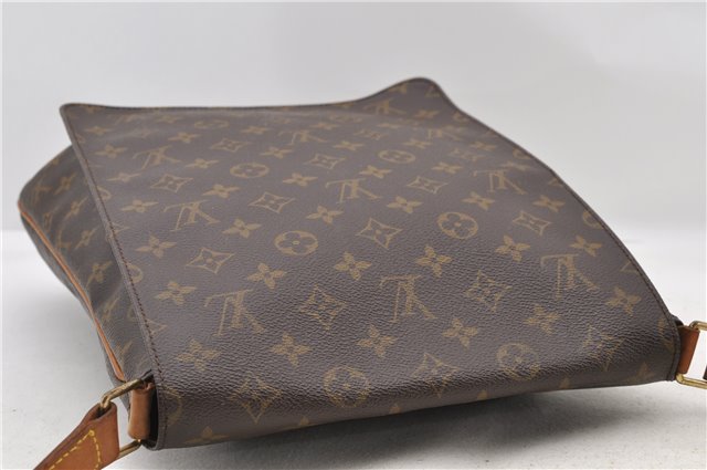 Authentic LOUIS VUITTON Monogram Musette Shoulder Cross Body Bag M51256 LV 7823C