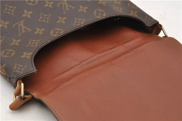 Authentic LOUIS VUITTON Monogram Musette Shoulder Cross Body Bag M51256 LV 7823C