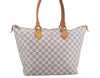 Authentic Louis Vuitton Damier Azur Saleya MM Shoulder Tote Bag N51185 LV 7823D
