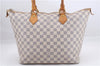 Authentic Louis Vuitton Damier Azur Saleya MM Shoulder Tote Bag N51185 LV 7823D