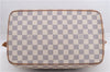 Authentic Louis Vuitton Damier Azur Saleya MM Shoulder Tote Bag N51185 LV 7823D