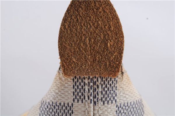 Authentic Louis Vuitton Damier Azur Saleya MM Shoulder Tote Bag N51185 LV 7823D