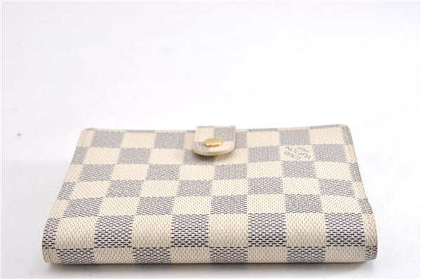 Authentic Louis Vuitton Damier Azur Agenda PM Notebook Cover R20706 LV 7823F