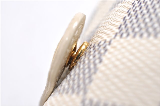 Authentic Louis Vuitton Damier Azur Agenda PM Notebook Cover R20706 LV 7823F