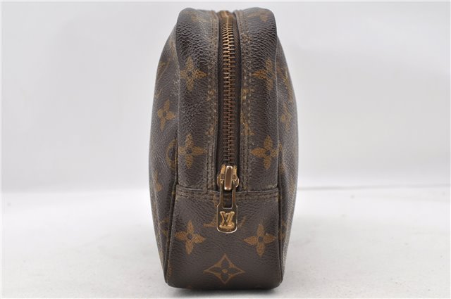 Auth LOUIS VUITTON Monogram Trousse Toilette 23 Clutch Hand Bag M47524 LV 7825C