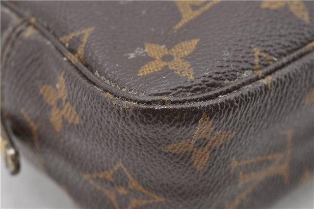 Auth LOUIS VUITTON Monogram Trousse Toilette 23 Clutch Hand Bag M47524 LV 7825C