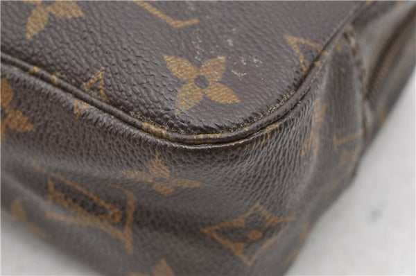 Auth LOUIS VUITTON Monogram Trousse Toilette 23 Clutch Hand Bag M47524 LV 7825C