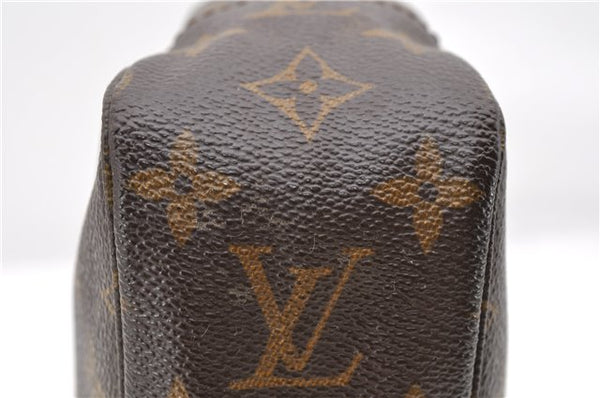 Auth LOUIS VUITTON Monogram Trousse Toilette 23 Clutch Hand Bag M47524 LV 7825C