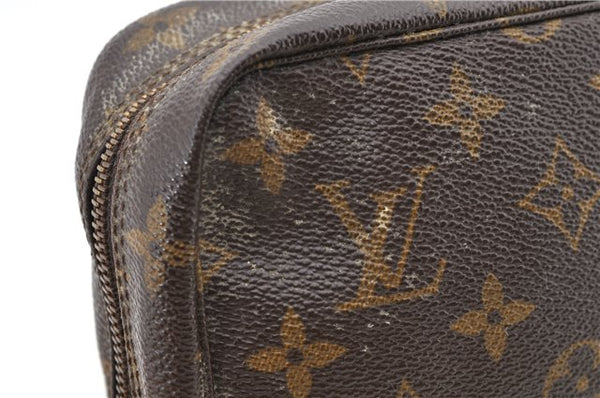 Auth LOUIS VUITTON Monogram Trousse Toilette 23 Clutch Hand Bag M47524 LV 7825C