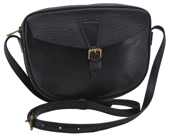 Auth Louis Vuitton Epi Jeune Fille Shoulder Cross Body Bag Black M52152 LV 7827D