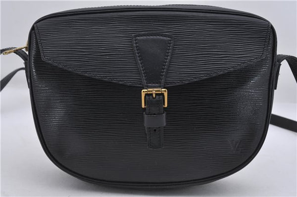 Auth Louis Vuitton Epi Jeune Fille Shoulder Cross Body Bag Black M52152 LV 7827D