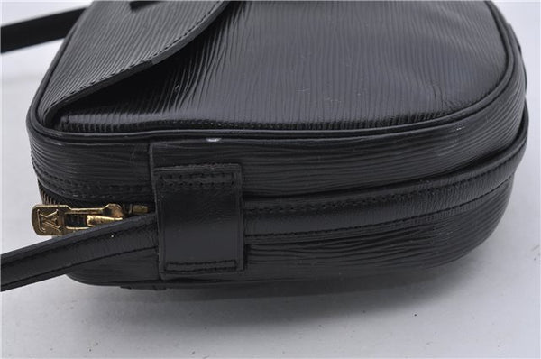Auth Louis Vuitton Epi Jeune Fille Shoulder Cross Body Bag Black M52152 LV 7827D