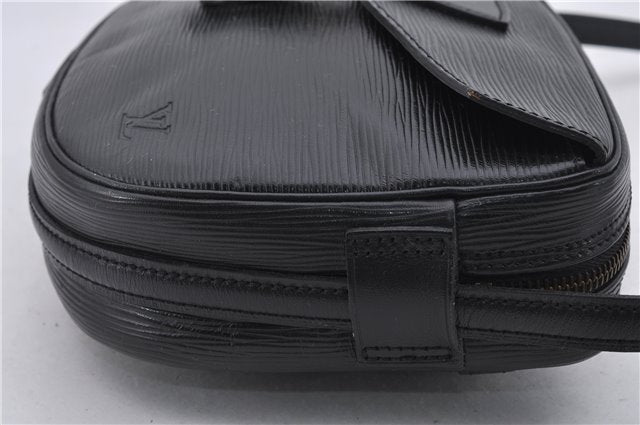 Auth Louis Vuitton Epi Jeune Fille Shoulder Cross Body Bag Black M52152 LV 7827D