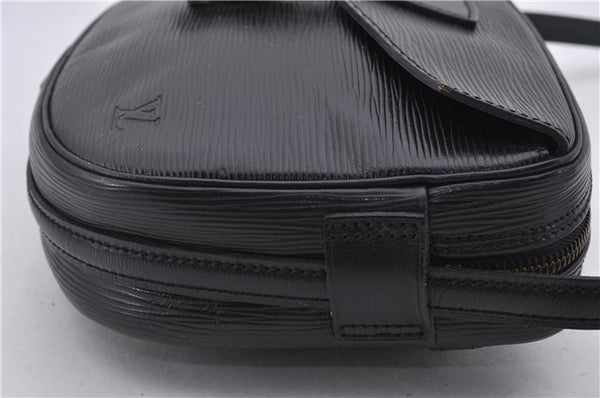 Auth Louis Vuitton Epi Jeune Fille Shoulder Cross Body Bag Black M52152 LV 7827D