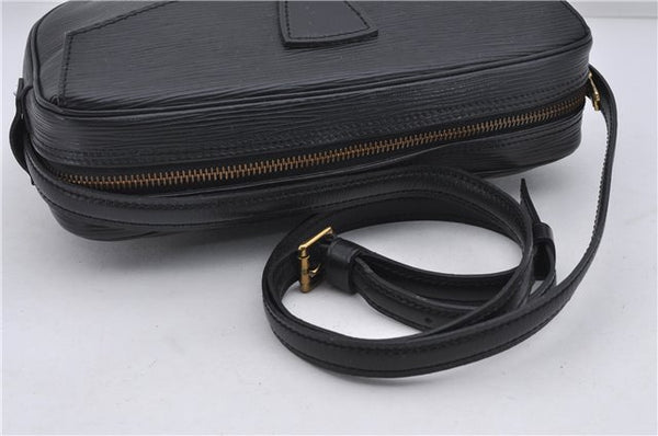 Auth Louis Vuitton Epi Jeune Fille Shoulder Cross Body Bag Black M52152 LV 7827D