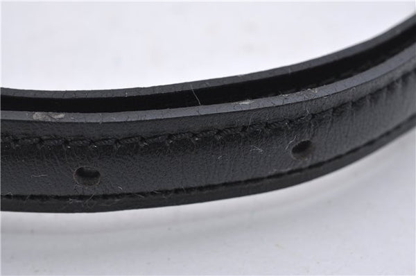 Auth Louis Vuitton Epi Jeune Fille Shoulder Cross Body Bag Black M52152 LV 7827D