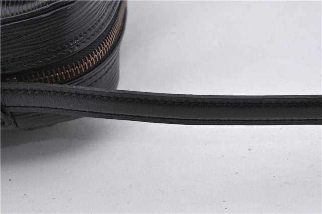 Auth Louis Vuitton Epi Jeune Fille Shoulder Cross Body Bag Black M52152 LV 7827D