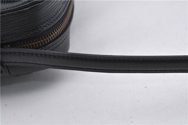 Auth Louis Vuitton Epi Jeune Fille Shoulder Cross Body Bag Black M52152 LV 7827D