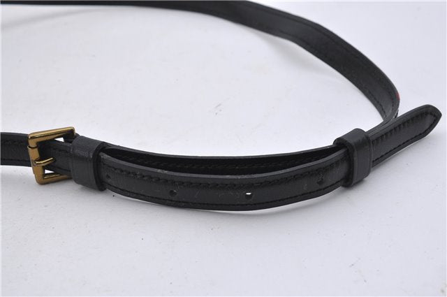 Auth Louis Vuitton Epi Jeune Fille Shoulder Cross Body Bag Black M52152 LV 7827D