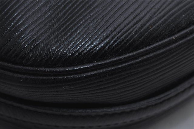 Auth Louis Vuitton Epi Jeune Fille Shoulder Cross Body Bag Black M52152 LV 7827D