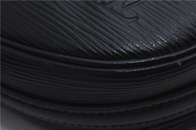 Auth Louis Vuitton Epi Jeune Fille Shoulder Cross Body Bag Black M52152 LV 7827D