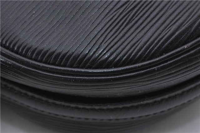 Auth Louis Vuitton Epi Jeune Fille Shoulder Cross Body Bag Black M52152 LV 7827D