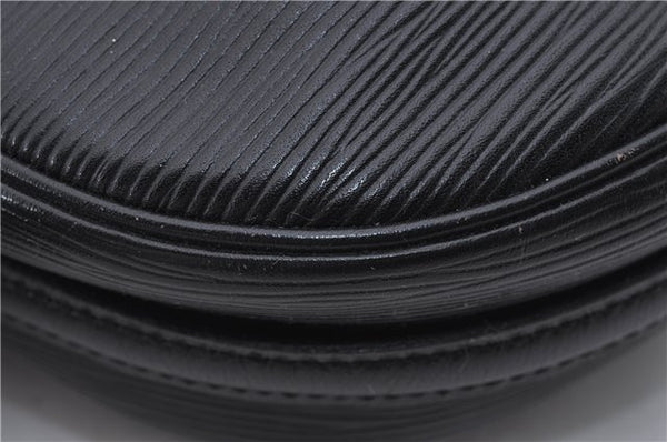 Auth Louis Vuitton Epi Jeune Fille Shoulder Cross Body Bag Black M52152 LV 7827D